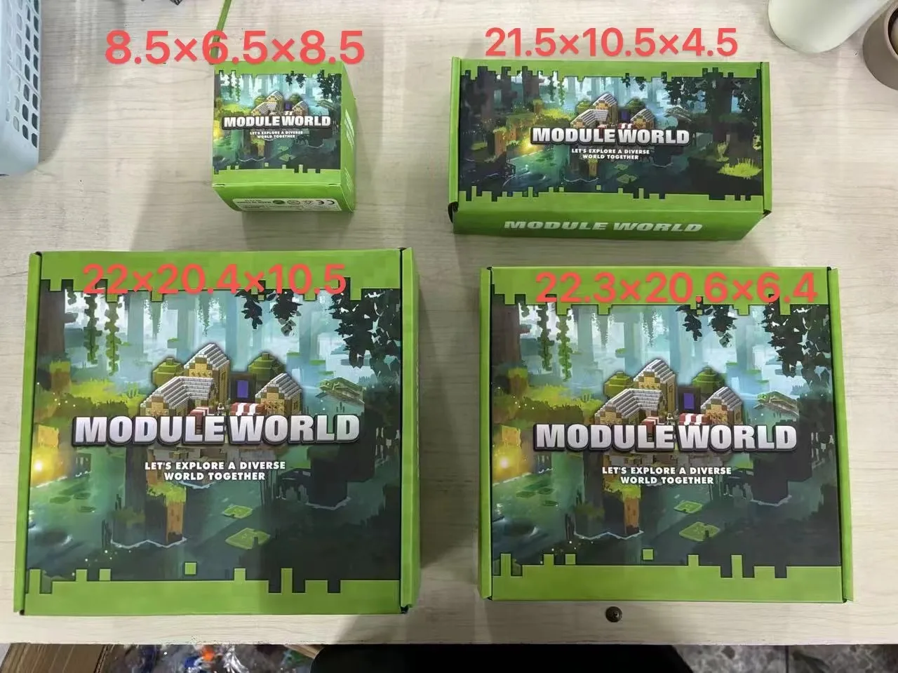 2024 New Educational Block Innovative Kids Products Montessori Magnetic Magic Cube 3d DIY My World Building Blocks Toys