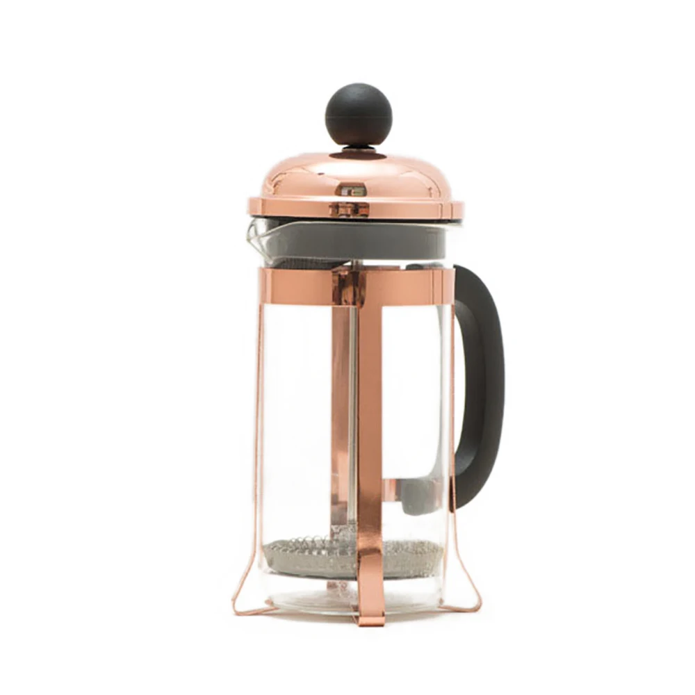 2022 Online Hot New Product Kitchen Tool Glass Stainless Steel Manual French Coffee Press Pot Maker