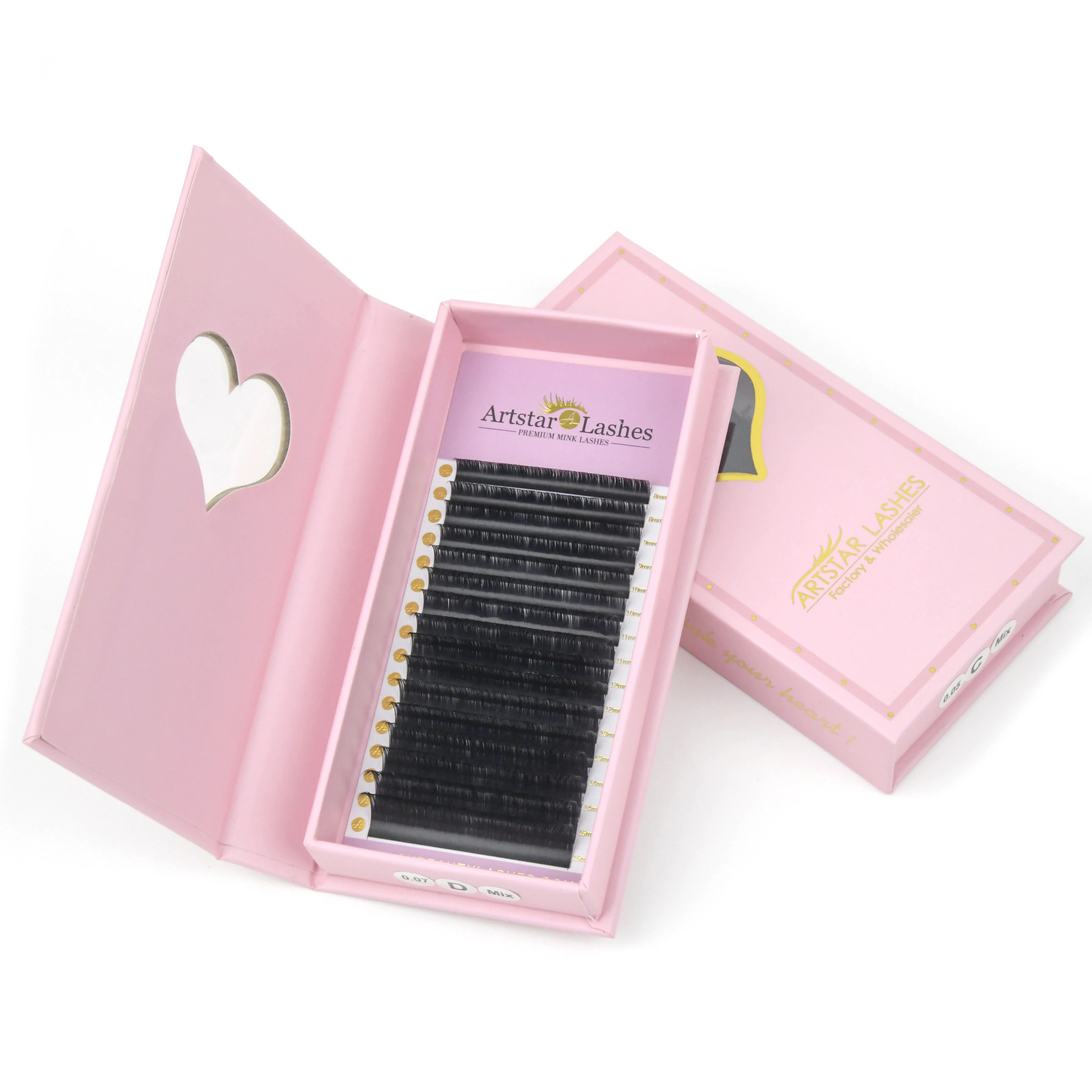 Wholesale 0.03 0.05 0.07mm 7-23mm J B C CC D DD Curl Auto Fan Blooming Lash Easy To Make Fans Eyelash Extension