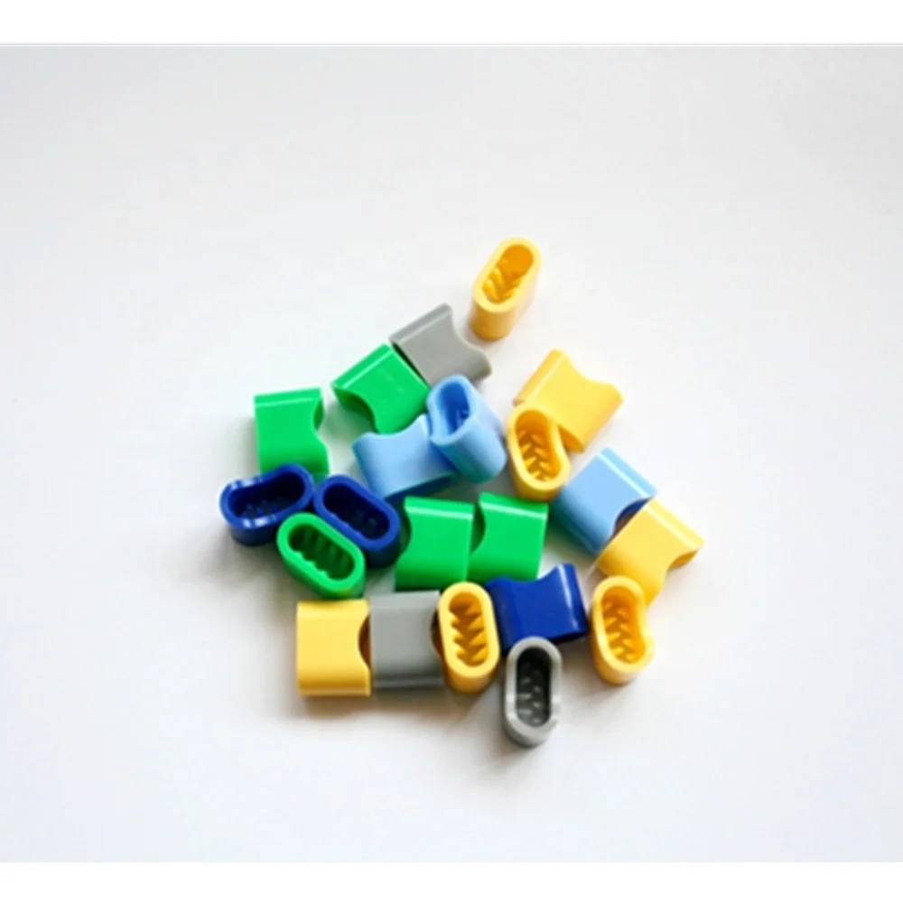 Square plastic fastener clasp lock one direction lock closure for fabric wristband