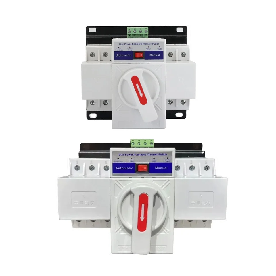 ZOII 2P/4P MCB Type Controller Dual Power Automatic Transfer Switch  220V /380V 63A -32A ATS Switches
