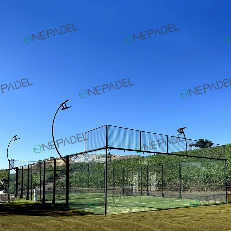 Padel Court Panoramic Glass Padel Court Top Quality Padel Tennis Court