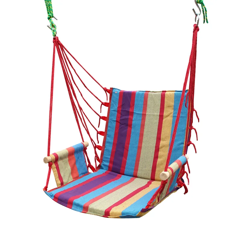 Индивидуальная мебель для помещений, красочный хлопковый холст, прочный, сверхпрочный, свободный стенд, подвесной качающийся стул