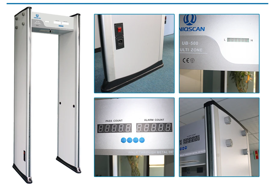 UNIQSCAN UB500 in stock security metal detector arched metal detector gate