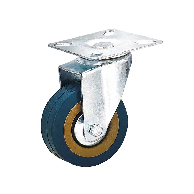 2 дюйма 3 дюйма 4 дюйма Долли поворотный мебель тарелка маленькое серый ПВХ пудры