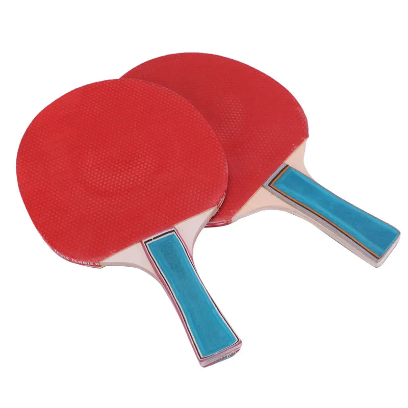 Wholesale  Price Portable 2 Pieces Wooden Table Tennis Racket  for Outdoor Sports