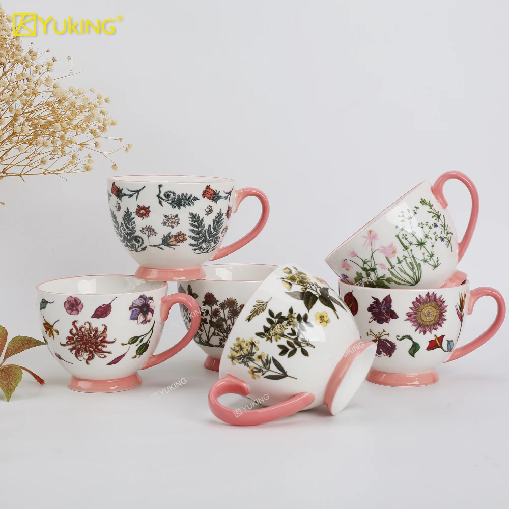 Ceramic Coffee Mug Soup Mug with Handle Large Soup Bowls Cereals Breakfast Cup Coffee Cup for Cappuccino Hot Coco Tea Milk