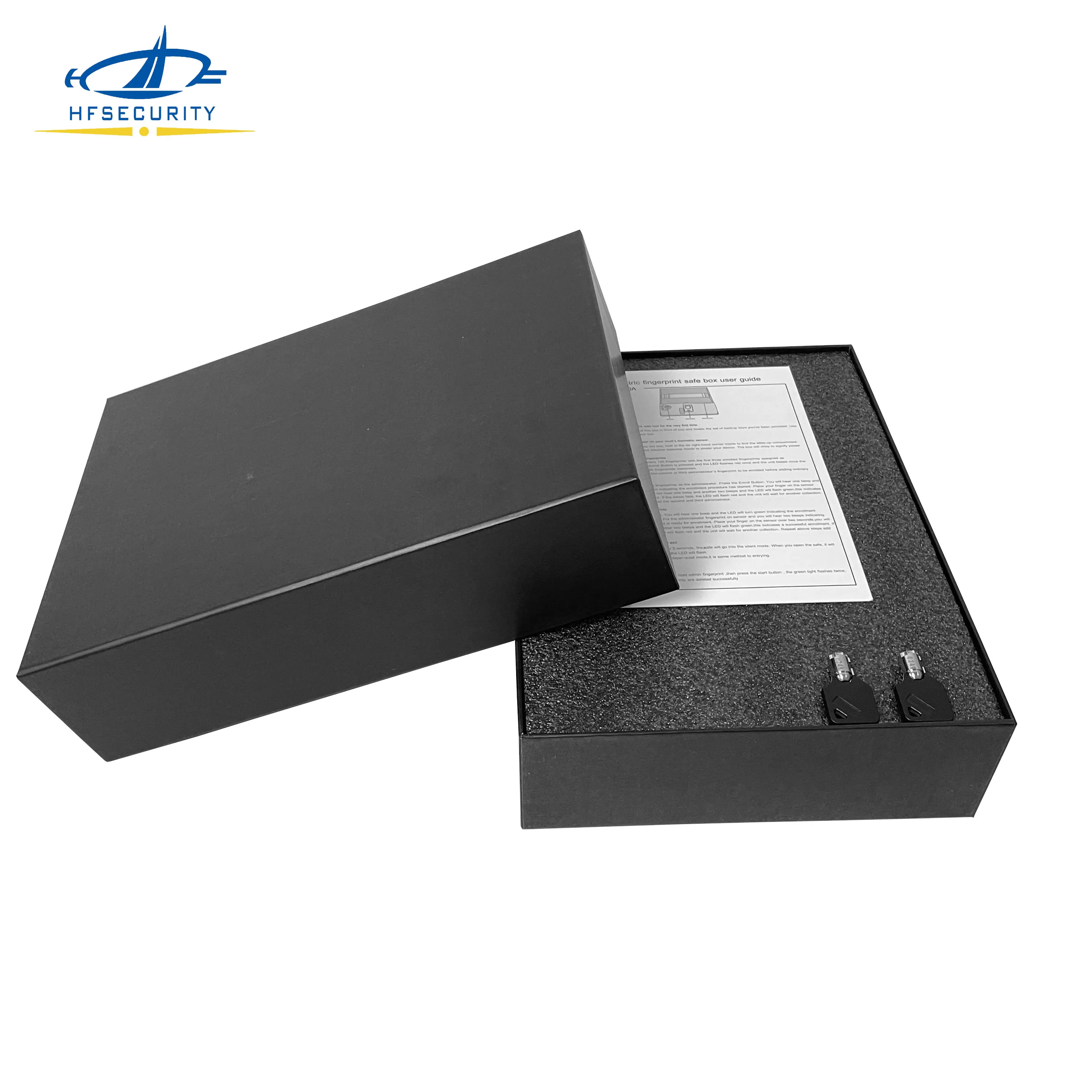 HFSecurity Factory по низкой цене HP003 Портативный биометрический отпечаток пальца металлический ключ пистолет Сейф огнестрельное блокирующее устройство