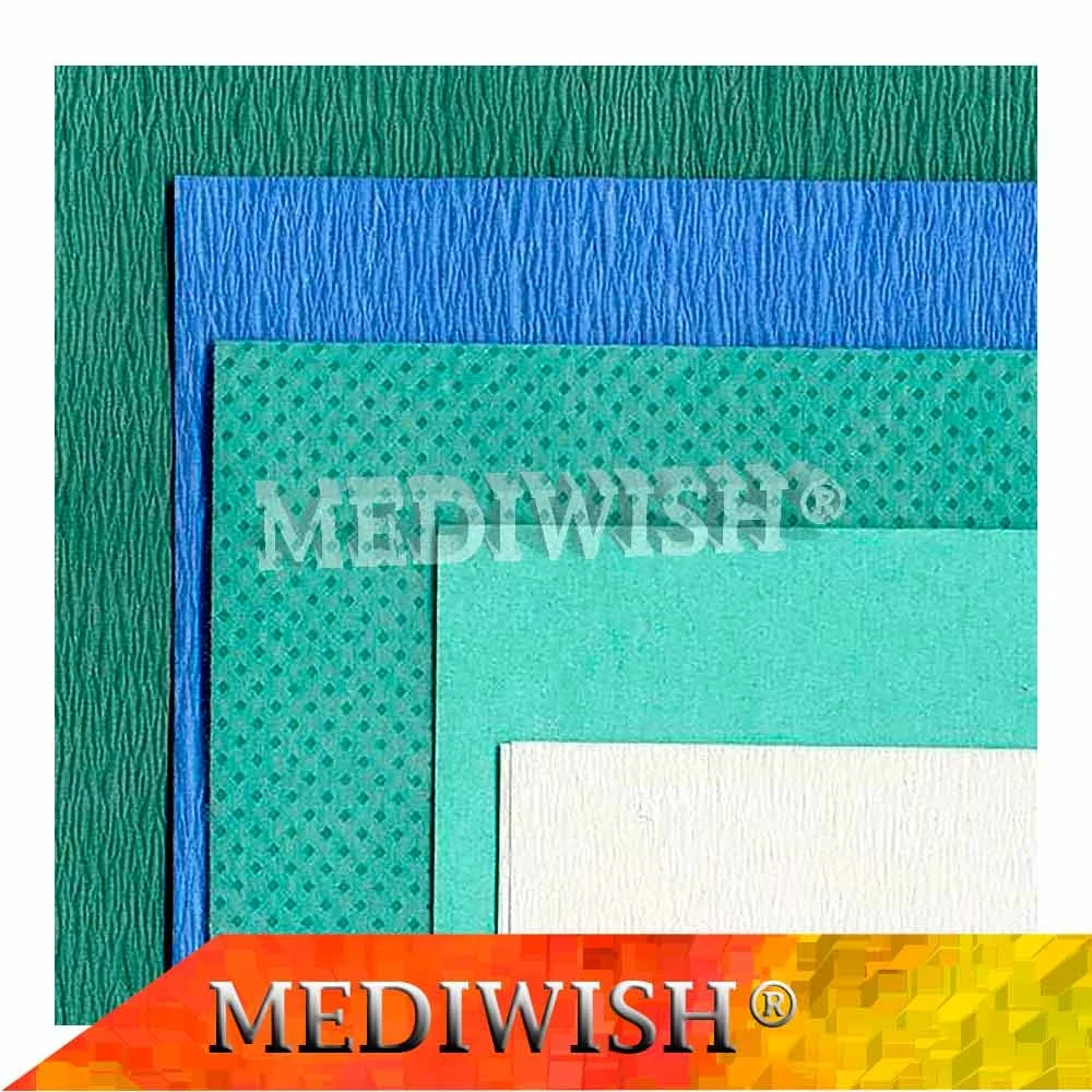 Hospital Crepe steril package paper kraft papel