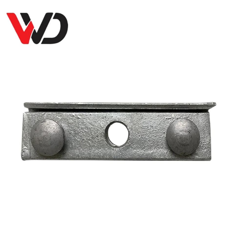 Electric Power Line Fittings Chinese Factory Custom Design Pole Line Wire Clamp OEM Accept Iron One Bolt Curved Suspension Clamp