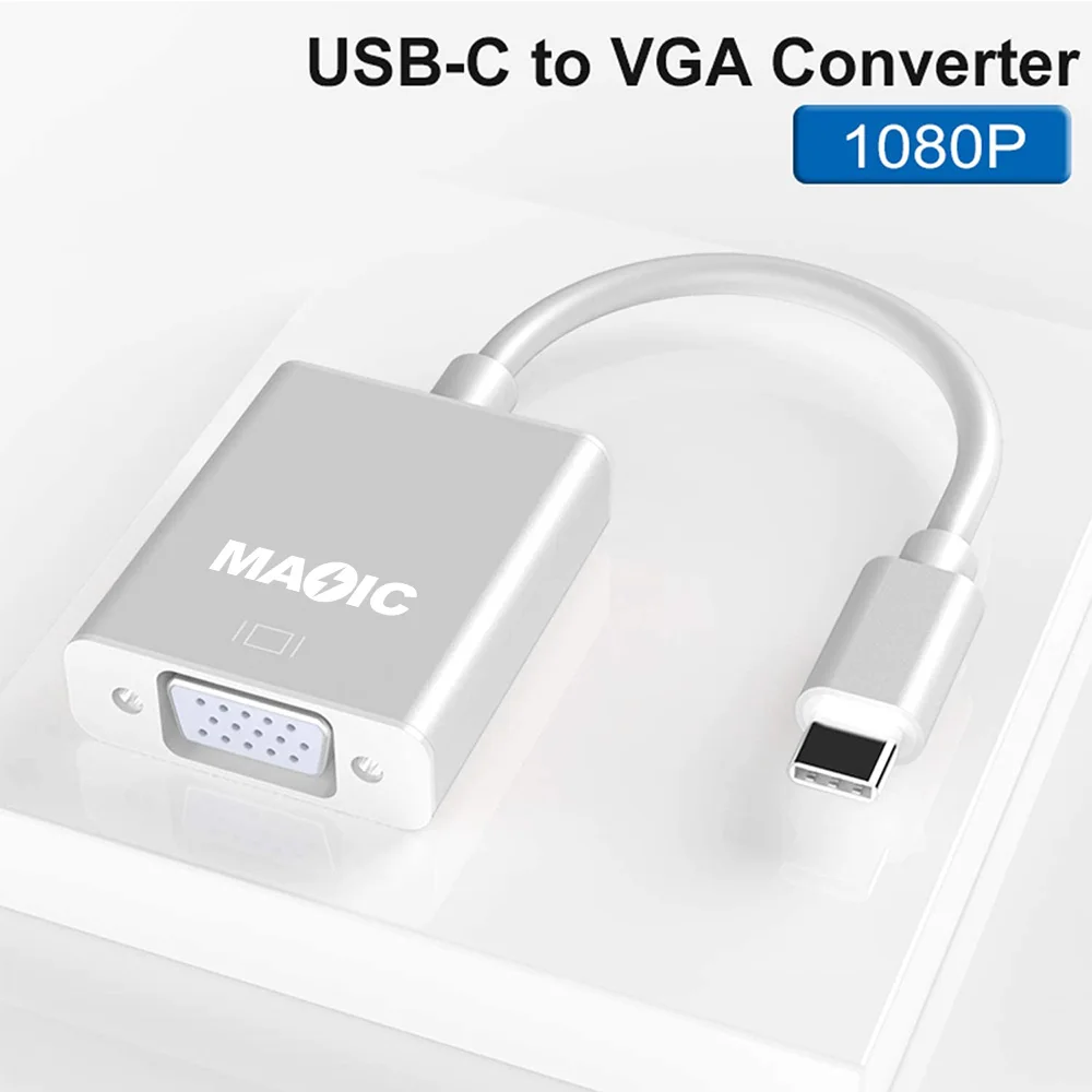 Лидер продаж адаптер Magelei с USB C на VGA HubUsb 3 1 Type Vga конвертер без драйвера