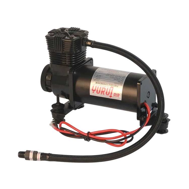 2022  low noise air ride pump 12V  suspension compressor 200 PSI air lift compressor with air filter