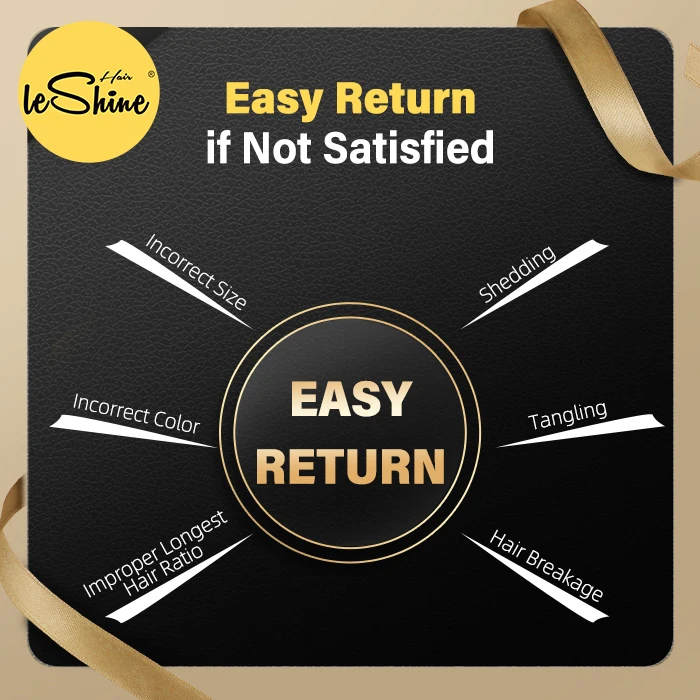 LeShine 100% remy 24in curly genius weft with holes russian 2/6/613 double drawn genius weft