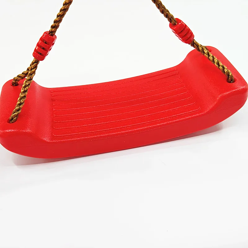 Jiayi backyard indoor and outdoor curved plastic single children seat swing