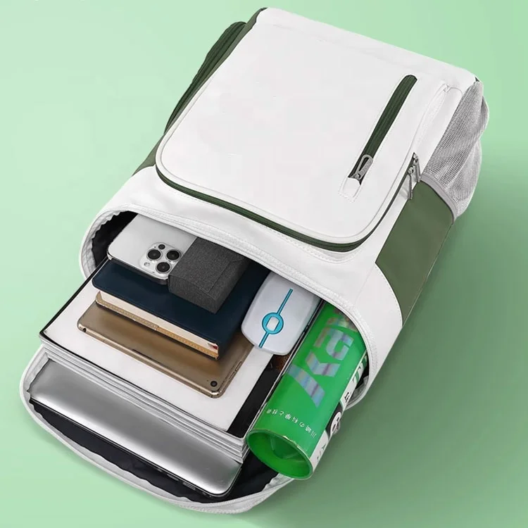 Large Capacity Portable Tennis Racket Bag Durable Waterproof Tennis Paddle Gym Sports Backpacks with Shoe Compartment