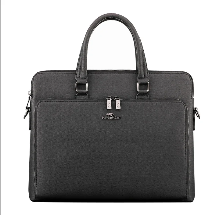 Office Bags for Men Business Man Bag Leather New Stylish Leather Briefcase for Sale Minandio Factory Genuine Leather