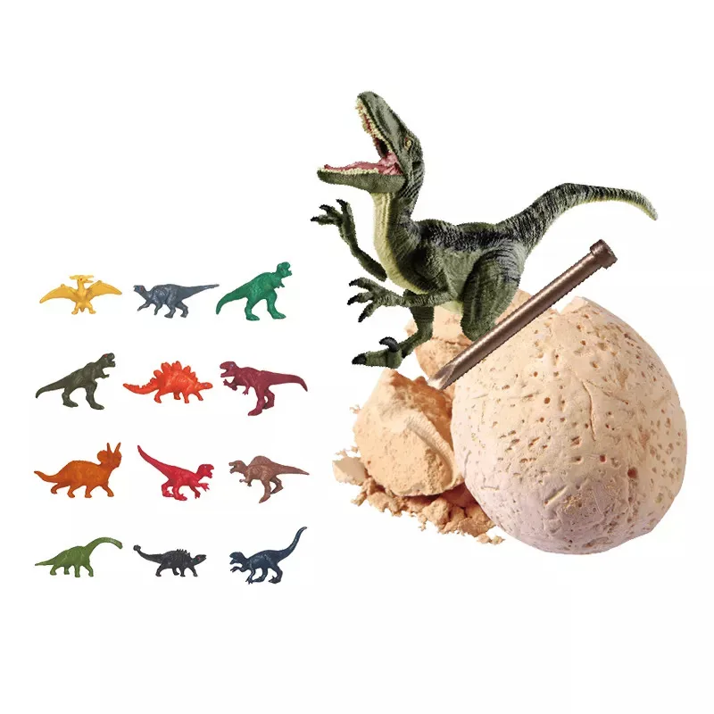 Kid Science huevos de dinosaurio dino dinosaur egg fossil dig kit dinosaur egg juguetes toy found for kids educational toys 2022