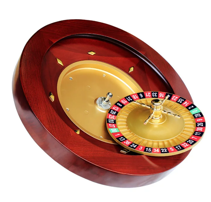 Senior Casino Professional 20inch Wood Roulette Wheel Roulette Game For Casino Entertainment
