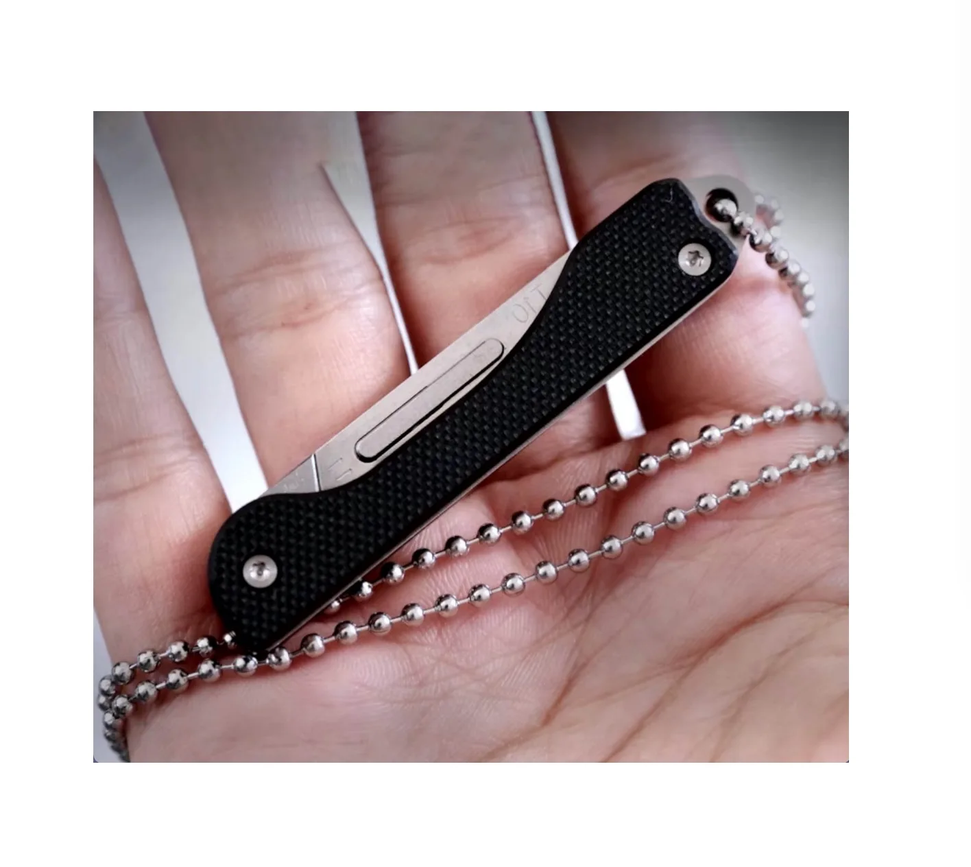 Складной карманный нож G10 скальпель со сменными лезвиями для EDC и кемпинга