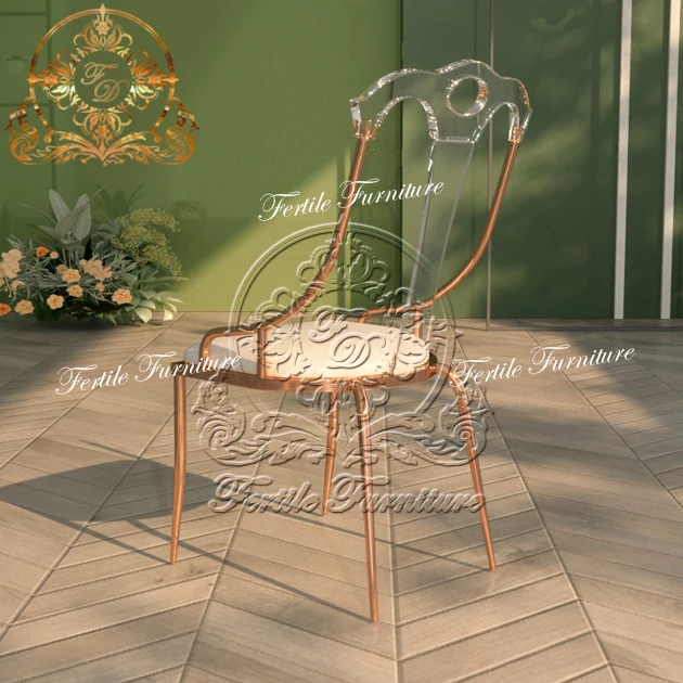 Acrylic Tiffany  Wholesale  Acrylic Chaises De Mariage Wedding Chair