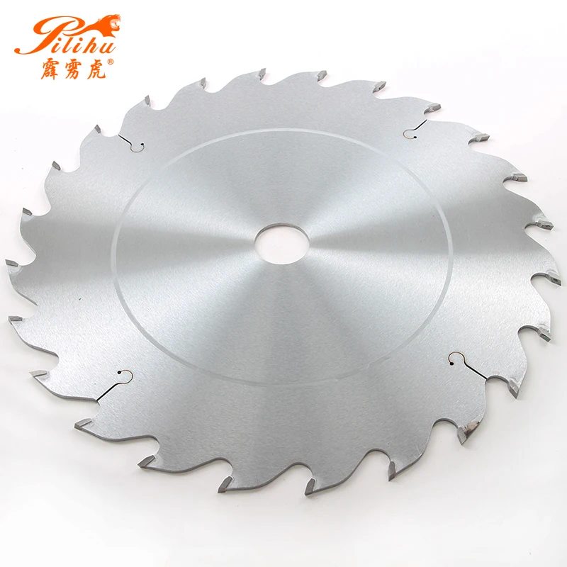 12 Inch 24T Carbide Tipped Circular Saw Blade Rip With Cooling Slots 12 Inch D x 24T FT, 18 Deg, 1 Inch Bore
