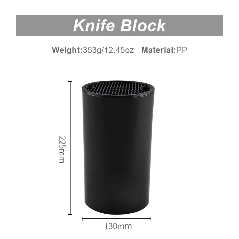 Удобным безопасным для хранения Универсальный блок кухонный нож набор кухонных ножей с держателем