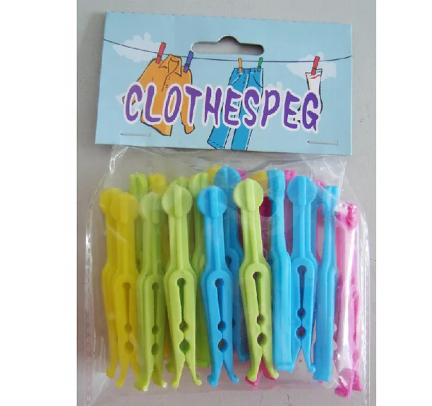 Plastic dolly pegs