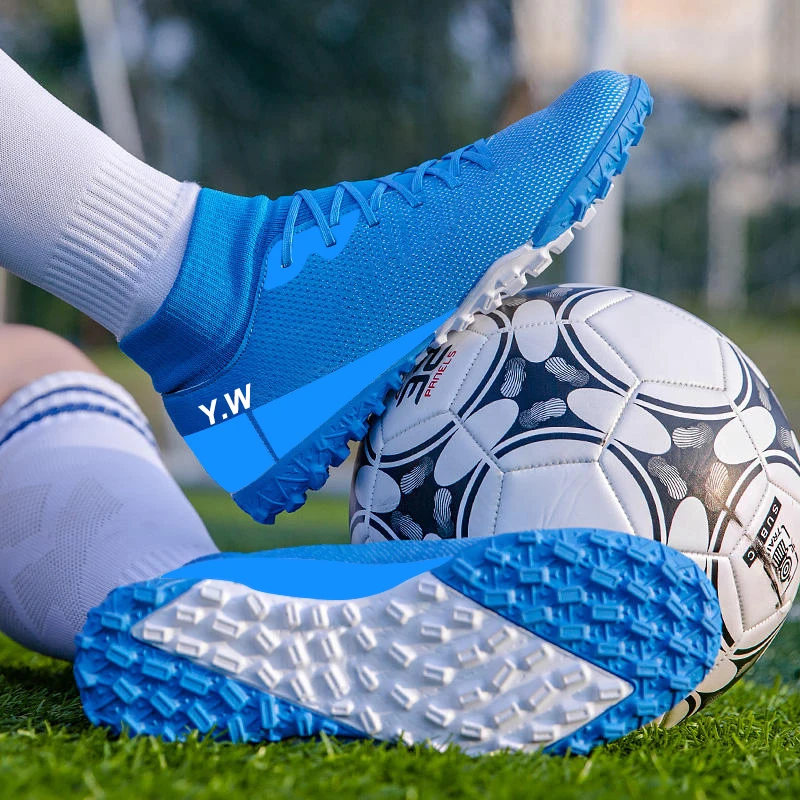 Hot Sale Breathable Non-slip Comfort Mens 4E Wide Football Cleats Lightest Football Cleats High Top Cleats Soccer Shoes