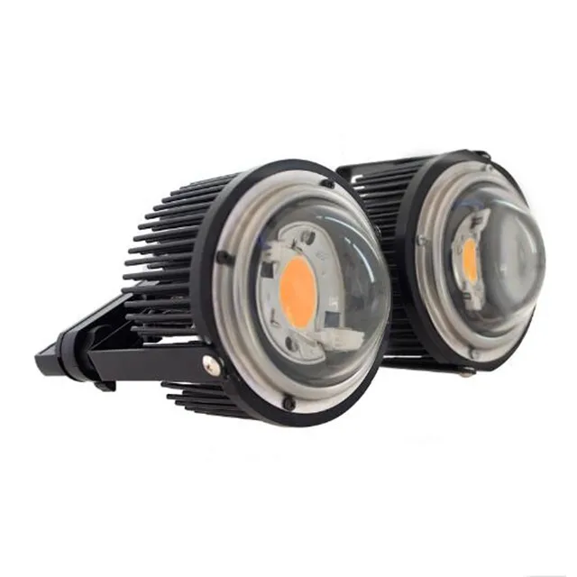 
Factory price Aluminum alloy Optical Dual Lens Led Grow Light 50w Cobs Grow Light 