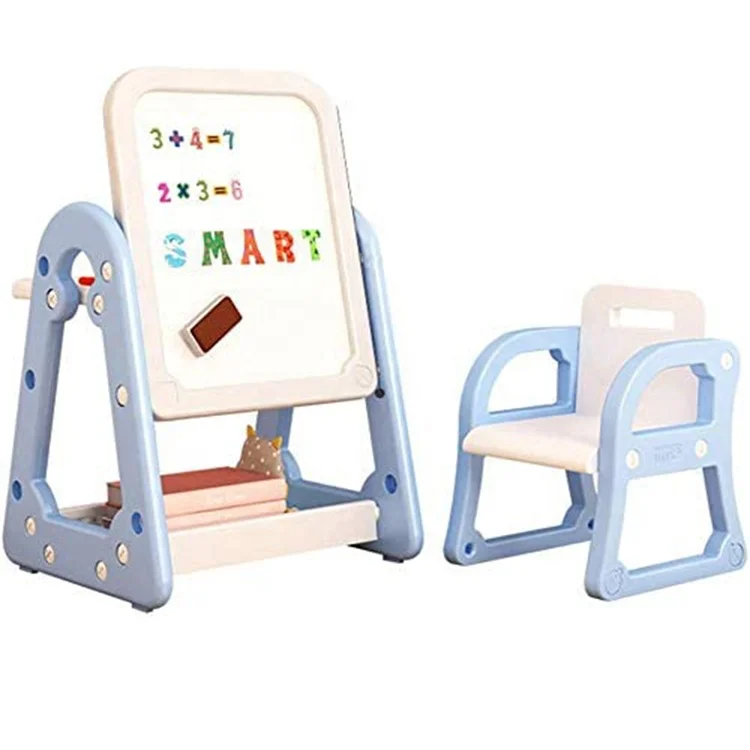 Colorful educational toys big size magnetic drawing stand kids easel board for painting children