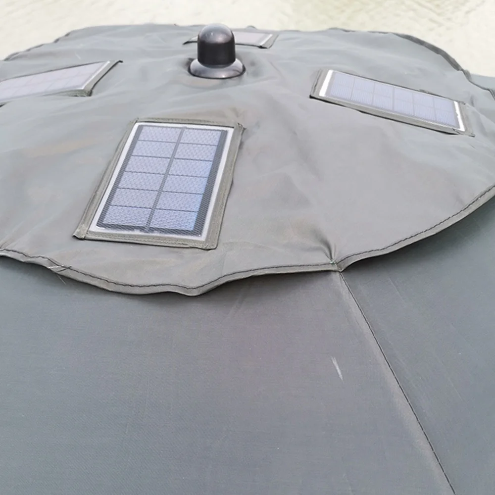 
Herzo Tent Sombrillas Hiking Camping Solar Energy Outdoor Fishing Umbrella For Beach and Sports 