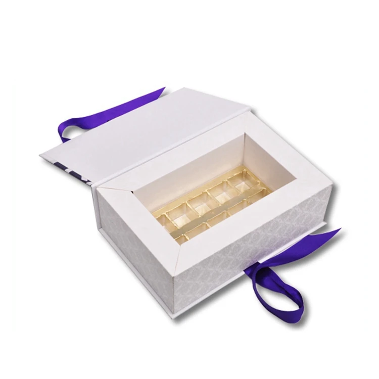 Recycle Custom luxury fashion Hair extension deluxe gift box ribbon close for clothes packaging product