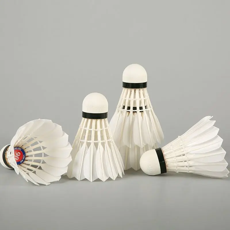 Wholesale Brand Quality Goose Feather Badminton Shuttlecock for International Tournament
