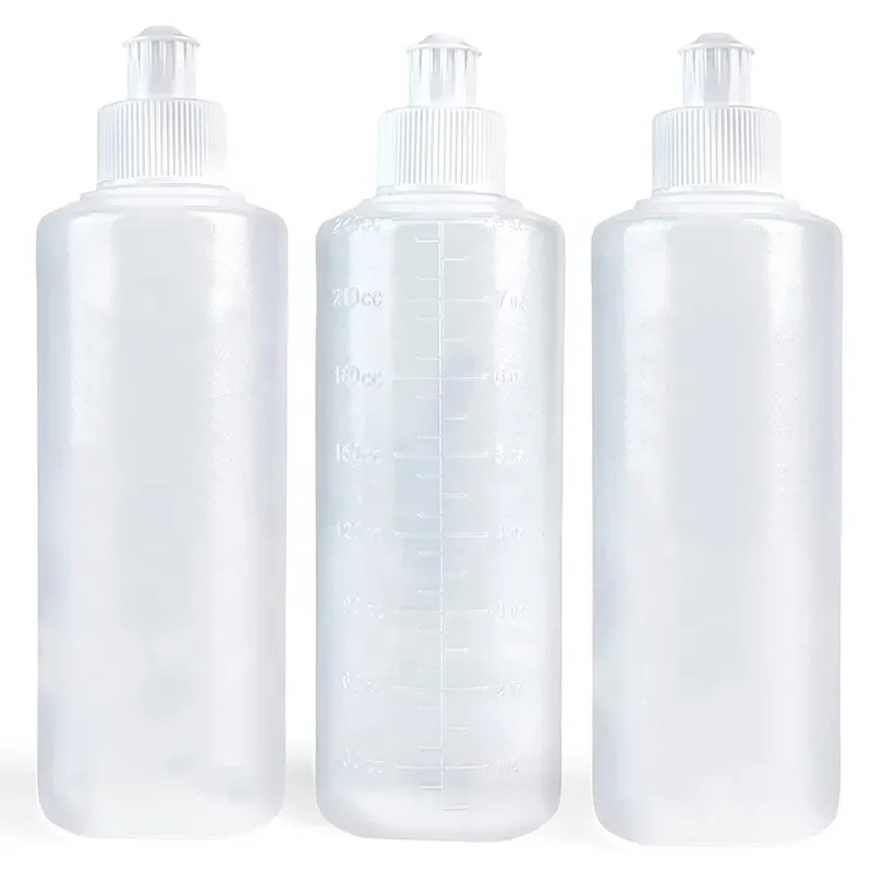 240ml medical plastic squeeze bottle LDPE perineal Cleaning bottle push-pull screw cap 8oz