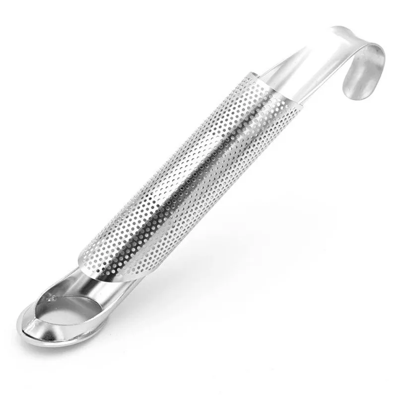 Kitchen Accessories New Tea Strainer Amazing Stainless Steel Infuser Pipe Design Touch Feel Holder Tool Tea Spoon Infuser Filter