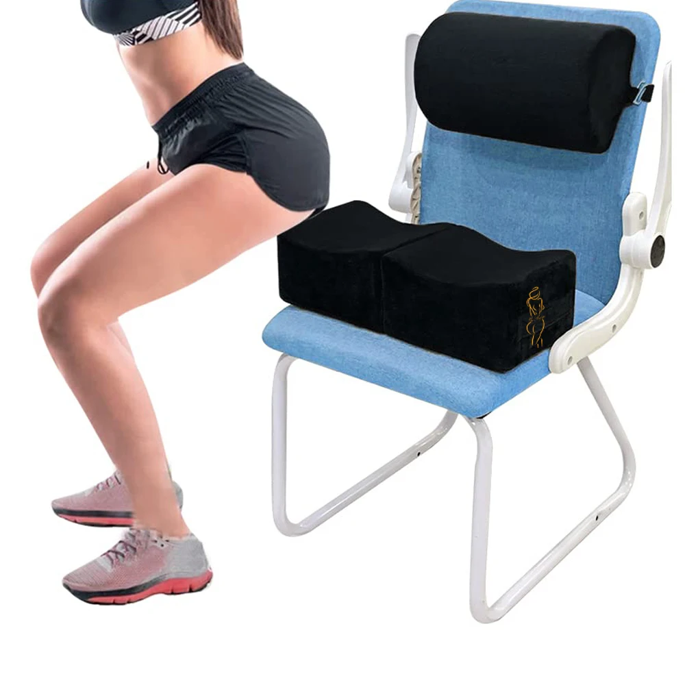 Factory Wholesale Soft Butt Lift Cushion Postoperative Recovery Bbl Chair Cushion Memory Foam Car Seat Cushion For Sitting