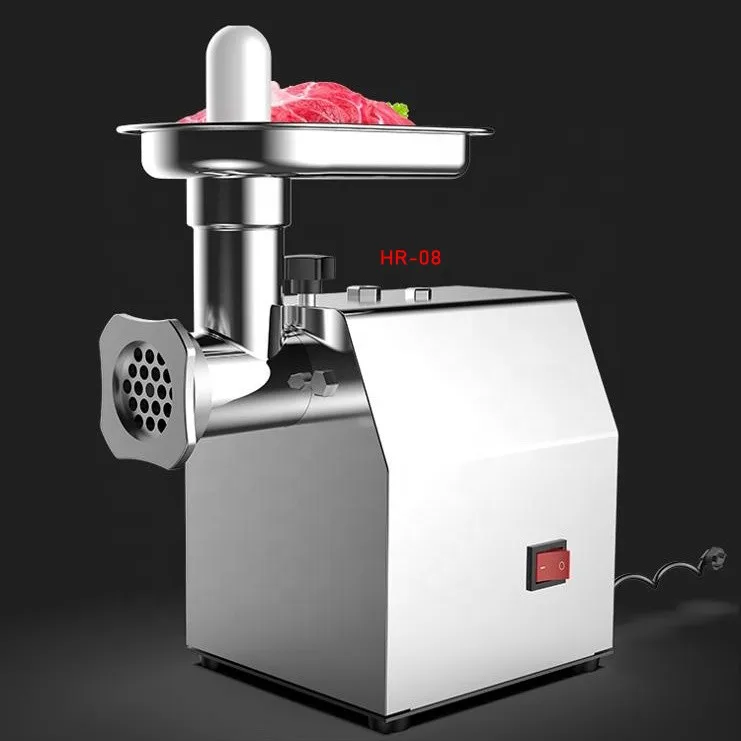 
Vertical stainless steel industrial 1.1kw meat grinder 300 kg/h production capacity meat grinder sizes 8# 