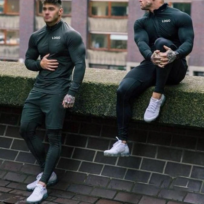 Sets Outdoor Sport Gym Fitness Sets,Men Sportswear Tracksuit Men,Training&Jogging Wear 3 Piece Set Tracksuits