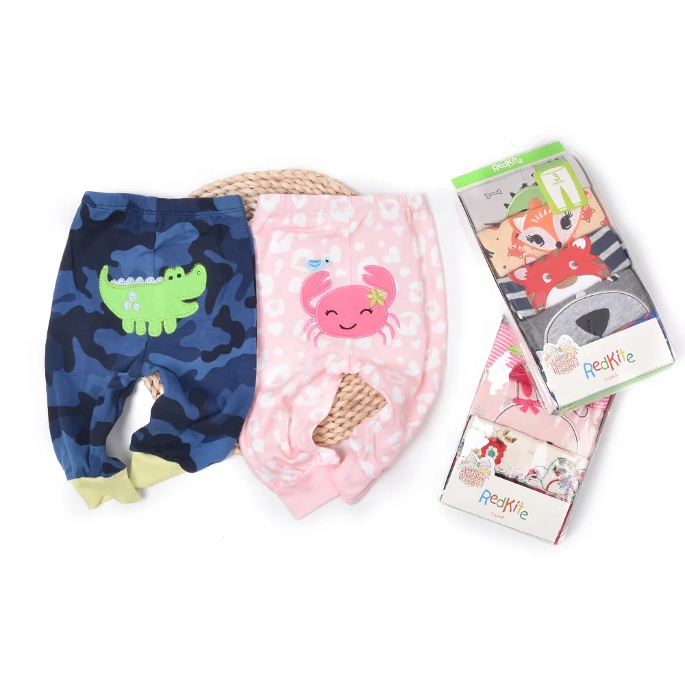 2.1 wholesale 5pcs / bag new fashion style 100% cotton baby harem long pants