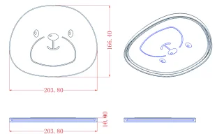 Pattern customization eco friendly solid color silicone bowl Food Grade Suction Silicone safety bear baby bowl
