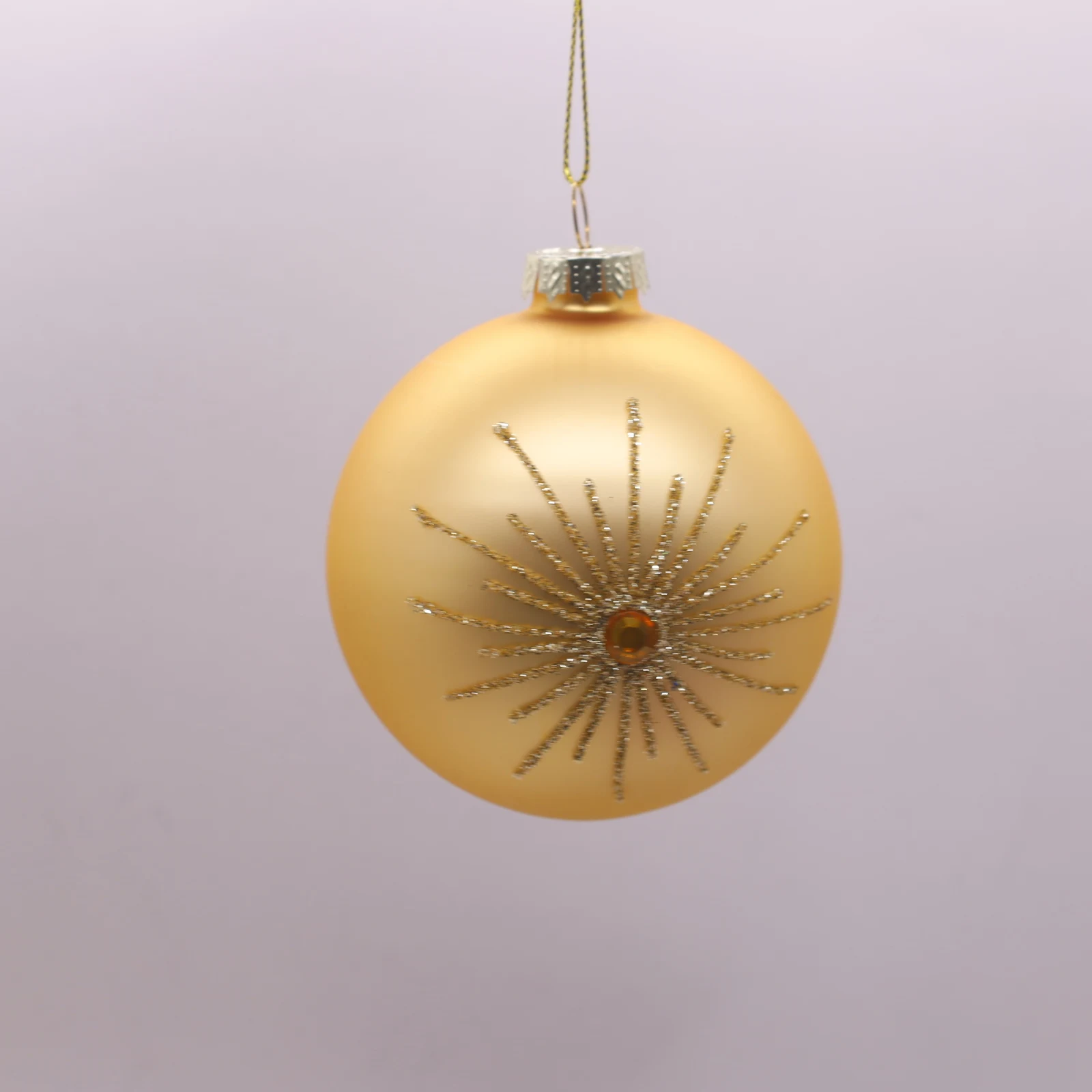 Высокое качество Золотой 10 см стеклянный шар Рождественская елка украшения для вечеринки