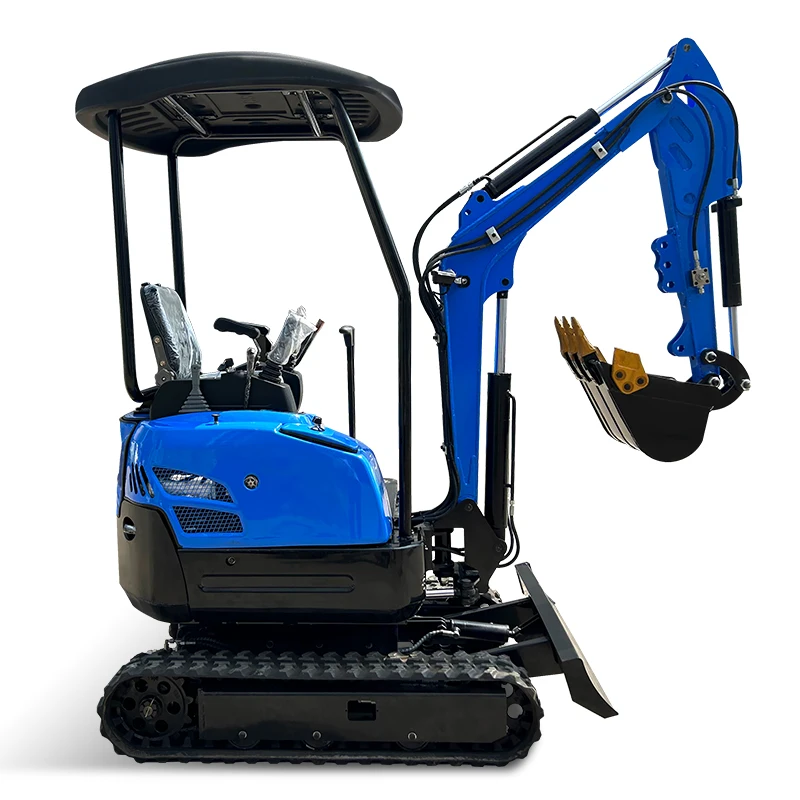 CE 1ton  1.6T excavator cheap price best rubber tire mini hydraulic excavator