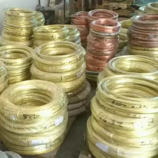 Factory Brass wire 0.1-20.0mm ultra-fine brass wire H62 H65 H68 all hard brass spring wire