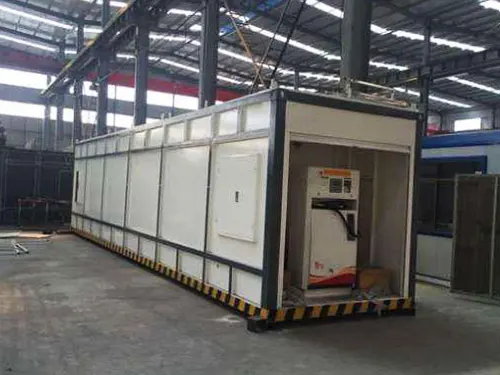 20FT Mobile Petrol Fuel Tank Container Diesel Portable Filling Station with Double Walled Gasoline Tank