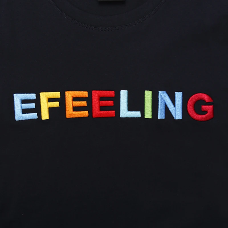 China Manufacturer 100% Plain Soft Cotton T-shirt With Custom Embroidered Logo T Shirt  Men T Shirt