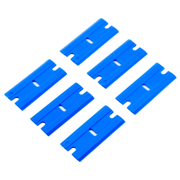 100pc Packed Plastic Single Edge Razor Blades