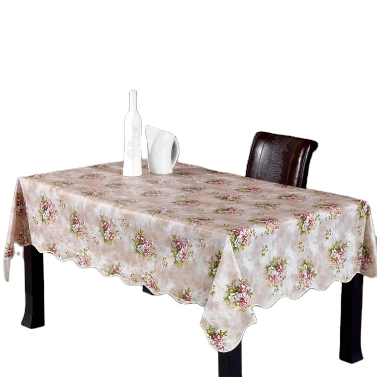 Printed PVC with nonwoven tablecloth/ Vinyl tablecloth on roll