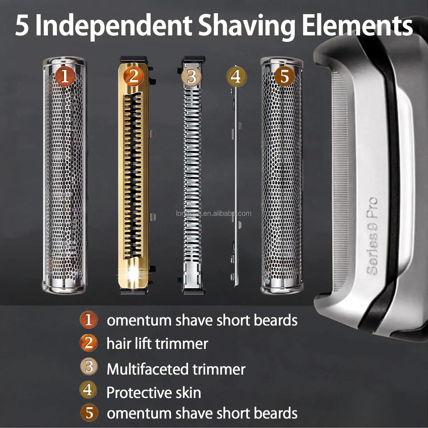 94M Series 9 New Generation Shaver Electric Razor Head Parts Foil&Cutter Replacement Cassette blade Head Fit for Braun Series 9