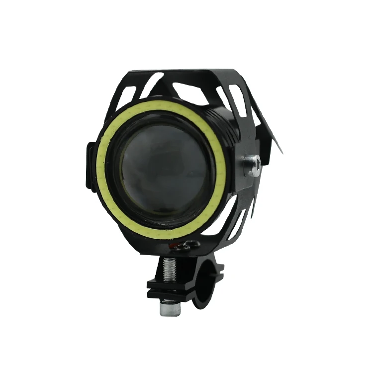 Хит продаж, лампа U7 со светодиодным ночником и мотоциклетными глазками ангела, 12 В постоянного тока, 1200 лм, светодиодная фара U7 для мотоцикла