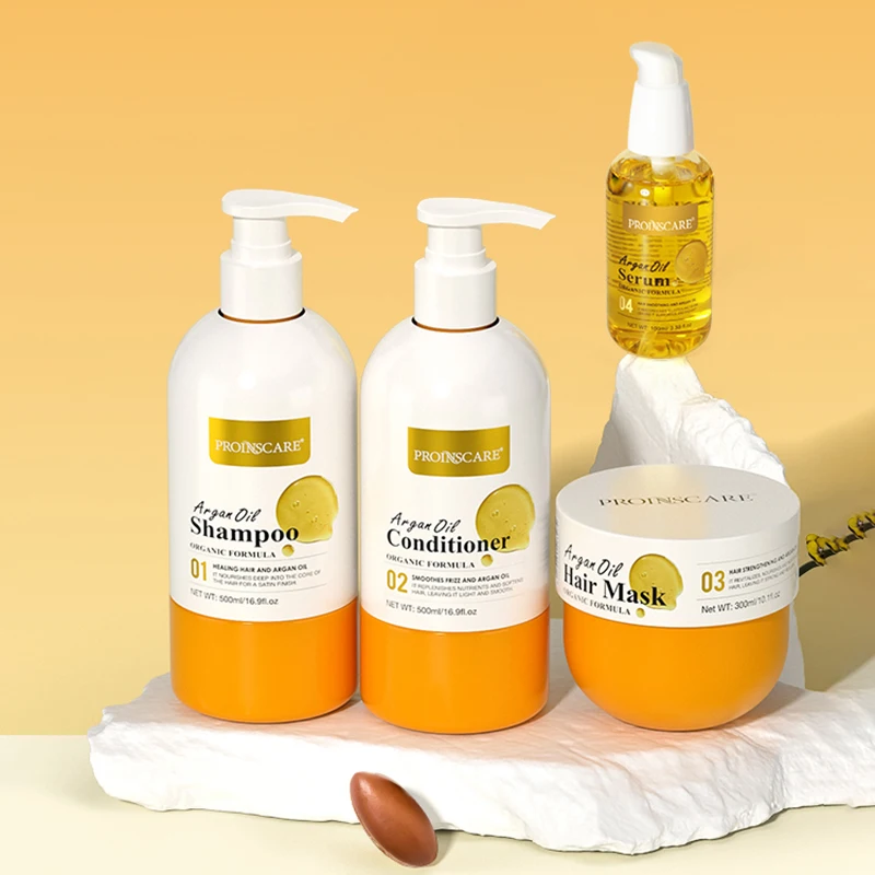 Private Label Sulfate Free Argan Oil Shampoo Wholesale Argan Oil Natural Hair Shampoo And Conditioner Set